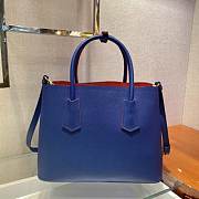 PRADA Medium Saffiano Leather Double Bag (Bright Blue_Fiery Red) 1BG775_2A4A_F0LJ5_V_OOO - 3