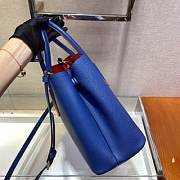 PRADA Medium Saffiano Leather Double Bag (Bright Blue_Fiery Red) 1BG775_2A4A_F0LJ5_V_OOO - 2