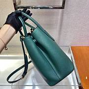 PRADA Medium Saffiano Leather Double Bag (Green) 1BG775  - 6