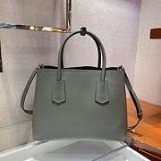 PRADA Medium Saffiano Leather Double Bag (Clay_Black) 1BG775_2A4A_F0LH7_V_OOO  - 3