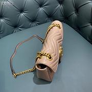 GUCCI GG Marmont Small Matelassé Shoulder Bag (Dusty Pink Leather) ‎443497 DTDIT 5729  - 6