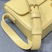 Celine Triomphe Shoulder Bag In Shiny Calfskin (Papyrus) 194143BF4.11PA  - 5