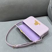 Celine Triomphe Shoulder Bag In Shiny Calfskin (Lavender Grey) 194143BF4.32LG - 3