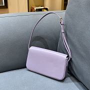 Celine Triomphe Shoulder Bag In Shiny Calfskin (Lavender Grey) 194143BF4.32LG - 2