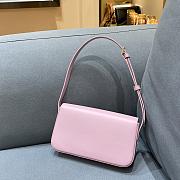 Celine Triomphe Shoulder Bag In Shiny Calfskin (Rose Quartz) 194143BF4.24RQ  - 5