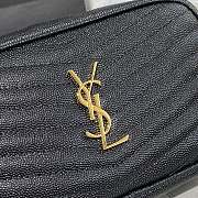 YSL Lou Camera Bag In Quilted Leather (Black_Gold) 585040  - 4