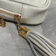 YSL Lou Camera Bag In Quilted Leather (White) 585040  - 5