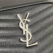 YSL Lou Camera Bag In Quilted Leather (Black_Silver) 585040  - 6