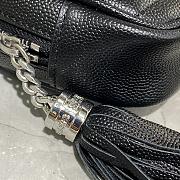 YSL Lou Camera Bag In Quilted Leather (Black_Silver) 585040  - 2