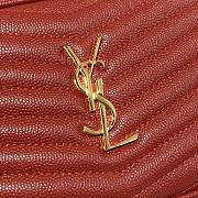 YSL Lou Camera Bag In Quilted Leather (Red) 585040  - 6
