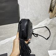 YSL Lou Camera Bag In Quilted Leather (Black_Black) 585040  - 5