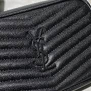 YSL Lou Camera Bag In Quilted Leather (Black_Black) 585040  - 3