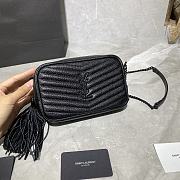 YSL Lou Camera Bag In Quilted Leather (Black_Black) 585040  - 2