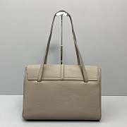 Celine Large Soft 16 Bag In Smooth Calfskin (Grey)  - 4