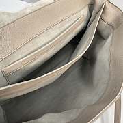 Celine Large Soft 16 Bag In Smooth Calfskin (Grey)  - 5