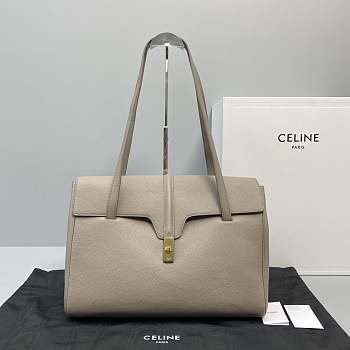 Celine Large Soft 16 Bag In Smooth Calfskin (Grey) 