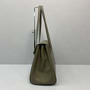 Celine Large Soft 16 Bag In Smooth Calfskin (Green)  - 5