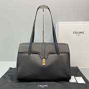 Celine Large Soft 16 Bag In Smooth Calfskin (Black) 194043CR4.38NO  - 1