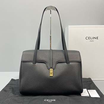Celine Large Soft 16 Bag In Smooth Calfskin (Black) 194043CR4.38NO 