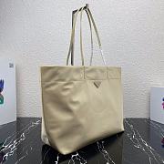 PRADA Re-Nylon And Saffiano Leather Tote Bag (Desert Beige) 1BG107_RV44_F0F24_V_YOX  - 6