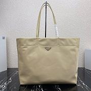 PRADA Re-Nylon And Saffiano Leather Tote Bag (Desert Beige) 1BG107_RV44_F0F24_V_YOX  - 1