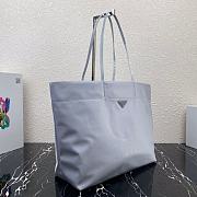 PRADA Re-Nylon And Saffiano Leather Tote Bag (Cornflower Blue) 1BG107_RV44_F0591_V_YOX - 3
