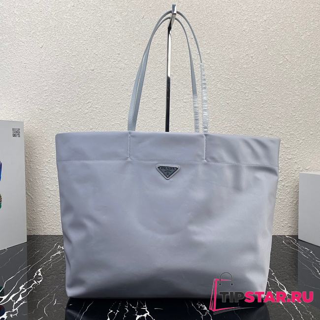 PRADA Re-Nylon And Saffiano Leather Tote Bag (Cornflower Blue) 1BG107_RV44_F0591_V_YOX - 1