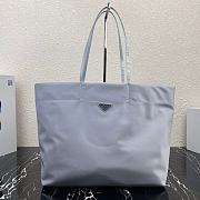 PRADA Re-Nylon And Saffiano Leather Tote Bag (Cornflower Blue) 1BG107_RV44_F0591_V_YOX - 1