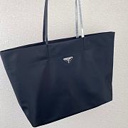 PRADA Re-Nylon And Saffiano Leather Tote Bag (Black) 1BG107_RV44_F0002_V_YOX  - 3