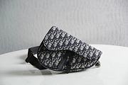  DIOR Mini Saddle Bag Dior Oblique Jacquard (Beige and Black) ADPO191YKY_H27E  - 1