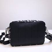 DIOR Safari Messenger Bag Oblique Jacquard (Beige and Black) 1ESPO206YKY_H27E - 3