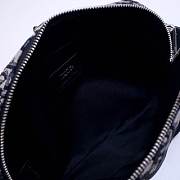 DIOR Safari Messenger Bag Oblique Jacquard (Beige and Black) 1ESPO206YKY_H27E - 4