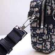 DIOR Safari Messenger Bag Oblique Jacquard (Beige and Black) 1ESPO206YKY_H27E - 5