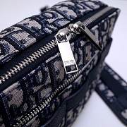 DIOR Safari Messenger Bag Oblique Jacquard (Beige and Black) 1ESPO206YKY_H27E - 6