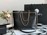 CHANEL Small Shopping Bag (Black) AS2374 - 6