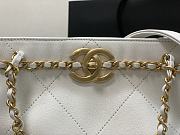CHANEL Small Shopping Bag (White) AS2374  - 3