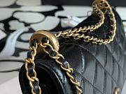 CHANEL Mini Flap Bag Calfskin & Gold-Tone Metal (Black) - 5