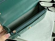 CHANEL Mini Flap Bag Calfskin & Gold-Tone Metal (Green) - 6