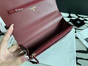 CHANEL Mini Flap Bag Calfskin & Gold-Tone Metal (Burgundy) - 4