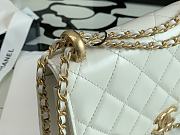 CHANEL Mini Flap Bag Calfskin & Gold-Tone Metal (White) - 2