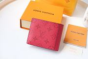 LV Cross Pattern (Rose Red) M60895 - 5