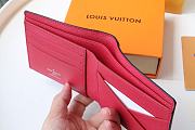 LV Cross Pattern (Rose Red) M60895 - 4