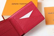 LV Cross Pattern (Rose Red) M60895 - 3