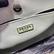 PRADA Cleo Brushed Leather Shoulder Bag (Aqua)  - 3