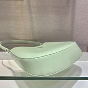 PRADA Cleo Brushed Leather Shoulder Bag (Aqua)  - 4