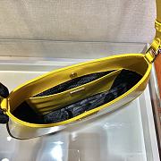 PRADA Cleo Brushed Leather Shoulder Bag (Yellow) - 2