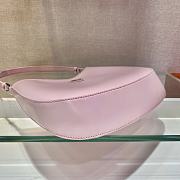 PRADA Cleo Brushed Leather Shoulder Bag (Alabaster Pink)  - 2