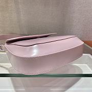 PRADA Cleo Brushed Leather Shoulder Bag With Flap (Alabaster Pink) 1BD311_ZO6_F0E18_V_OOO  - 5
