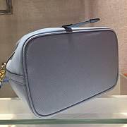 PRADA Saffiano Leather Bucket Bag (Astral Blue) 1BE032_2A4A_F0637_V_OOO  - 6