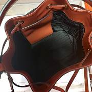 PRADA Saffiano Leather Bucket Bag (Tan)  - 3